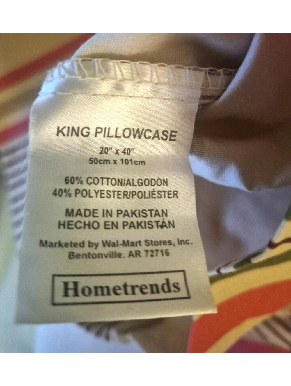 New! Vintage Home Trends King Sheet Set ~ Pink & Cream Stripes ~ cotton / poly